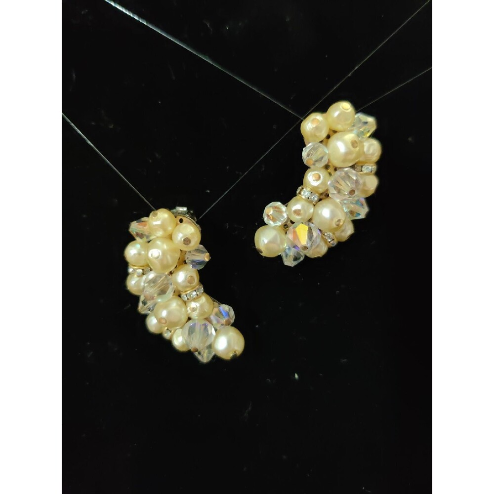 1950s Laguna clip on Earrings